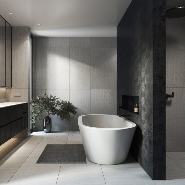 Modern bathroom tile
